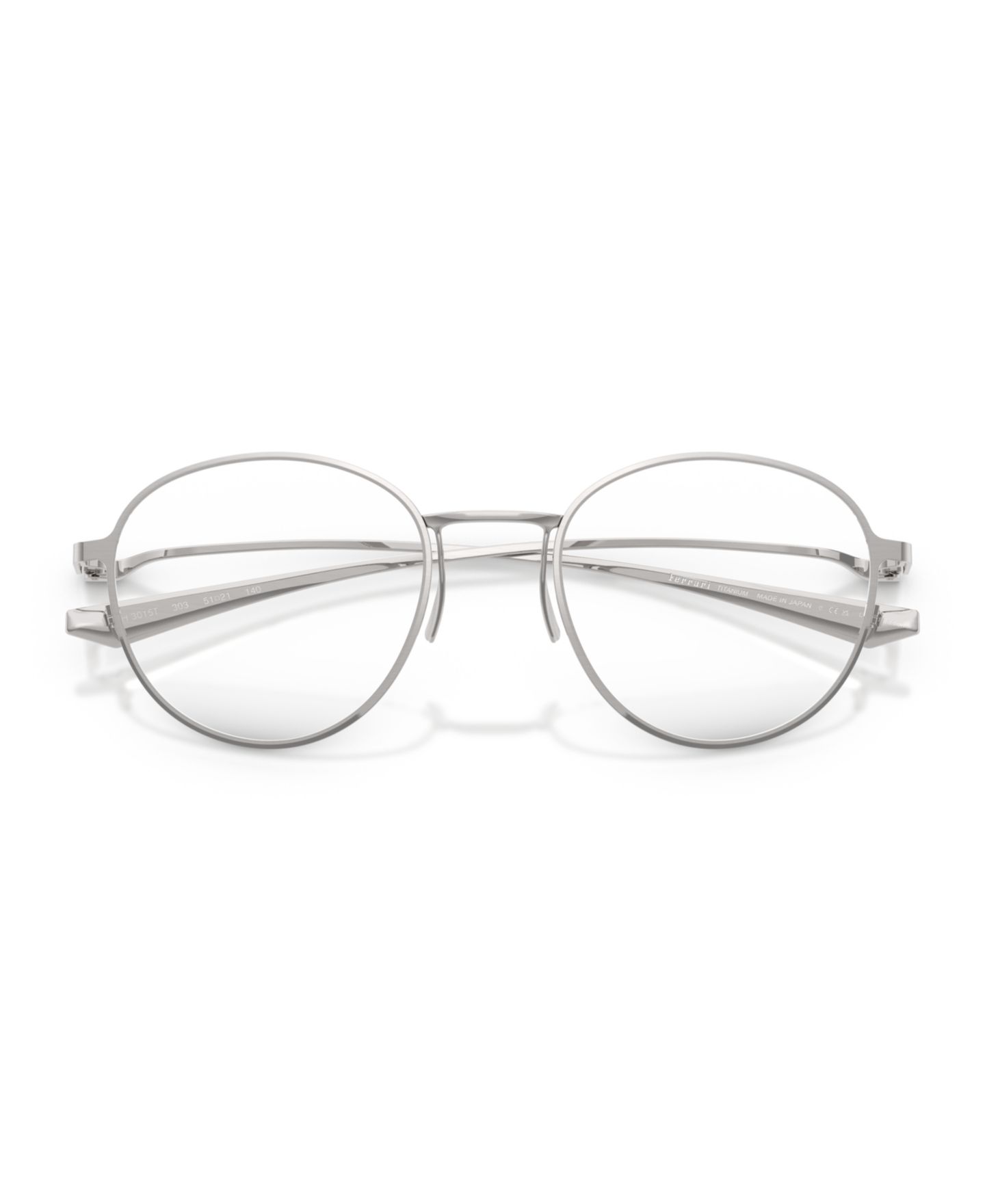 Очки Ferrari Unisex Eyeglasses, FH3015T, цвет: Серебряный блестящий — фото 5
