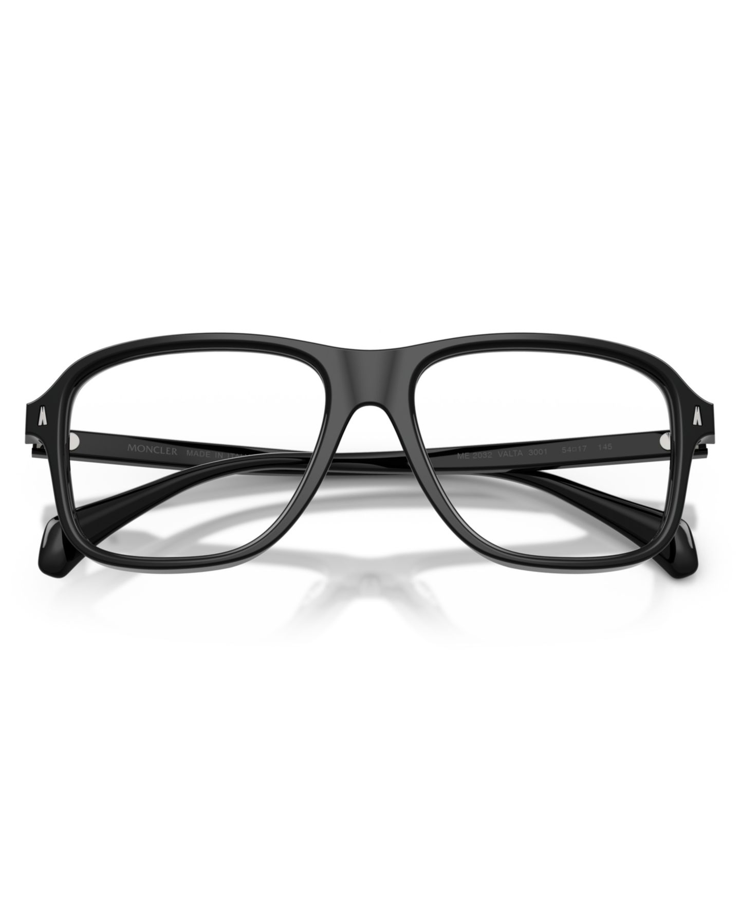 Очки Moncler Unisex Valta Eyeglasses, ME2032, цвет: Блестящий чёрный — фото 5