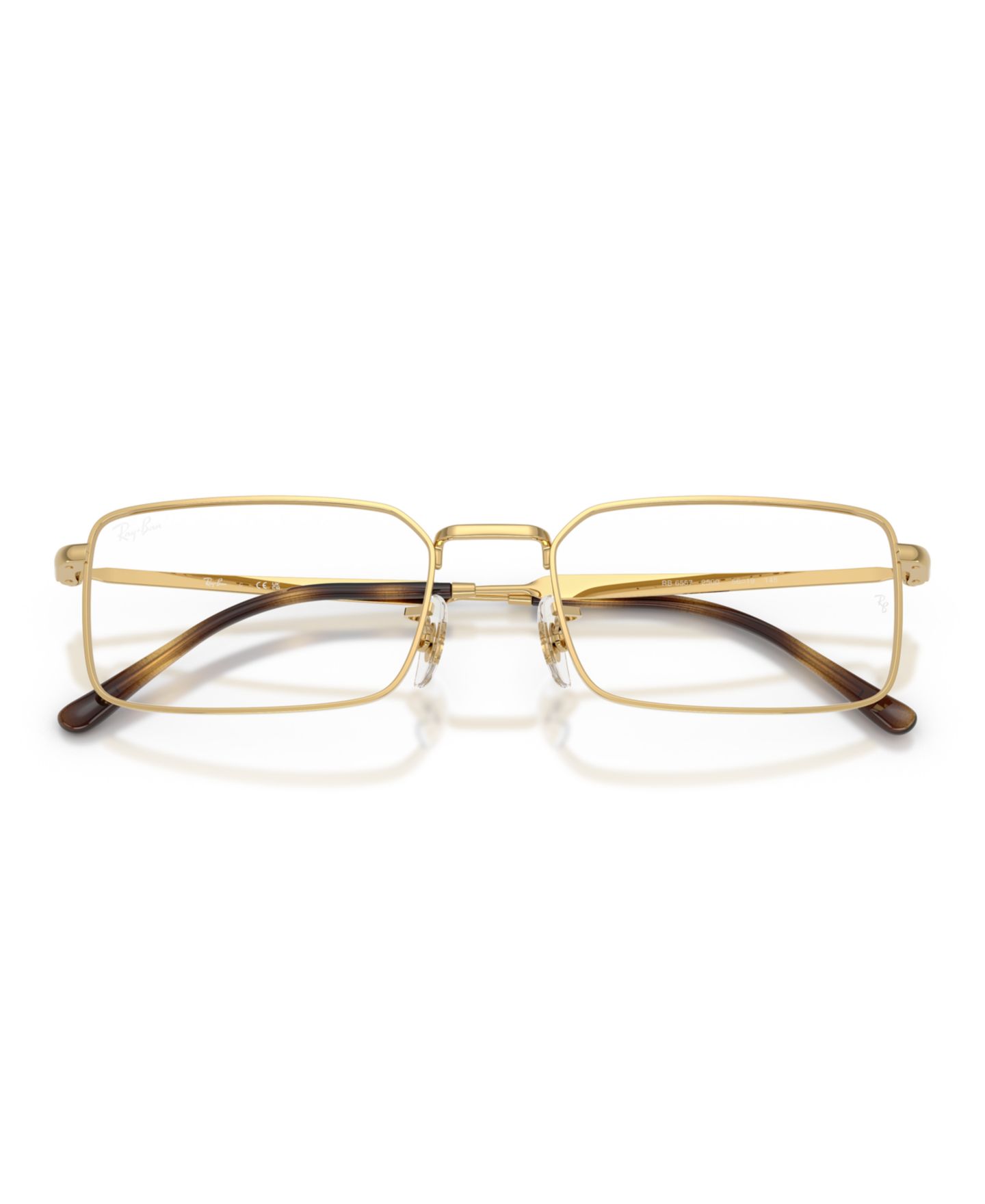 Очки Ray-Ban Unisex Eyeglasses, RB6557, цвет: Золотой — фото 4