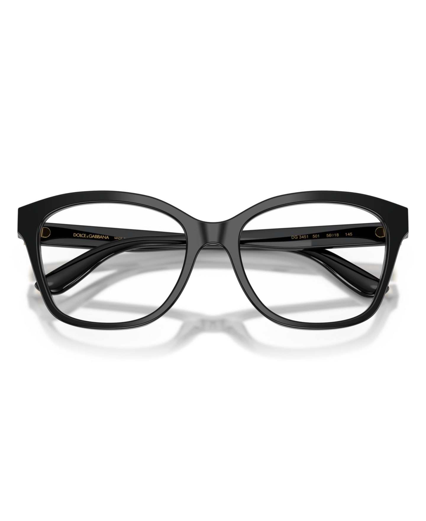 Женские очки Dolce&Gabbana Eyeglasses, DG3451, цвет: Чёрный — фото 5
