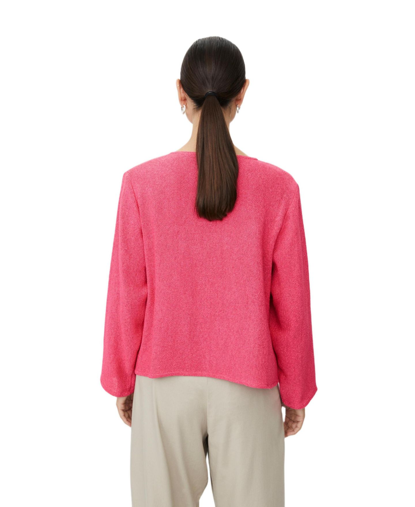 Женская куртка Masai Copenhagen MaJulitta Open-Front Boucle, цвет: Carmine — фото 3