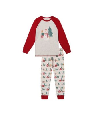 Little and Big Unisex (6-12) Cotton Two Piece Christmas Pajama Set