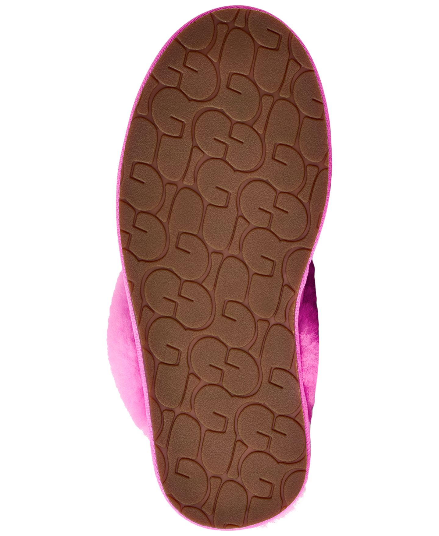 Женские тапочки UGG Scuffette II Slip-On, цвет: Яркий фуксия — фото 4