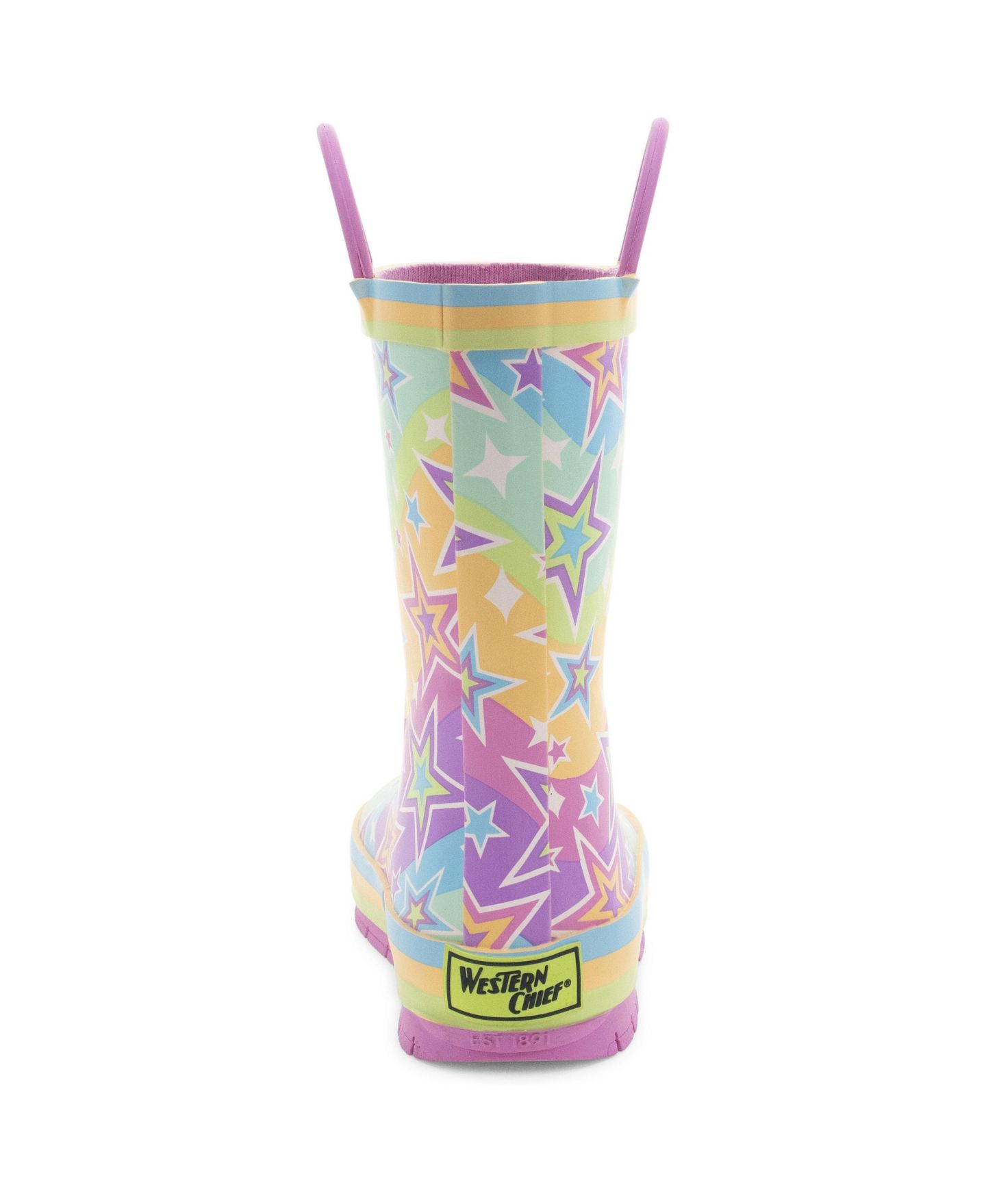 Детские ботинки Western Chief ( 1 to 13) Galaxy Sparkle Rain Boot, цвет: Разноцветный — фото 3