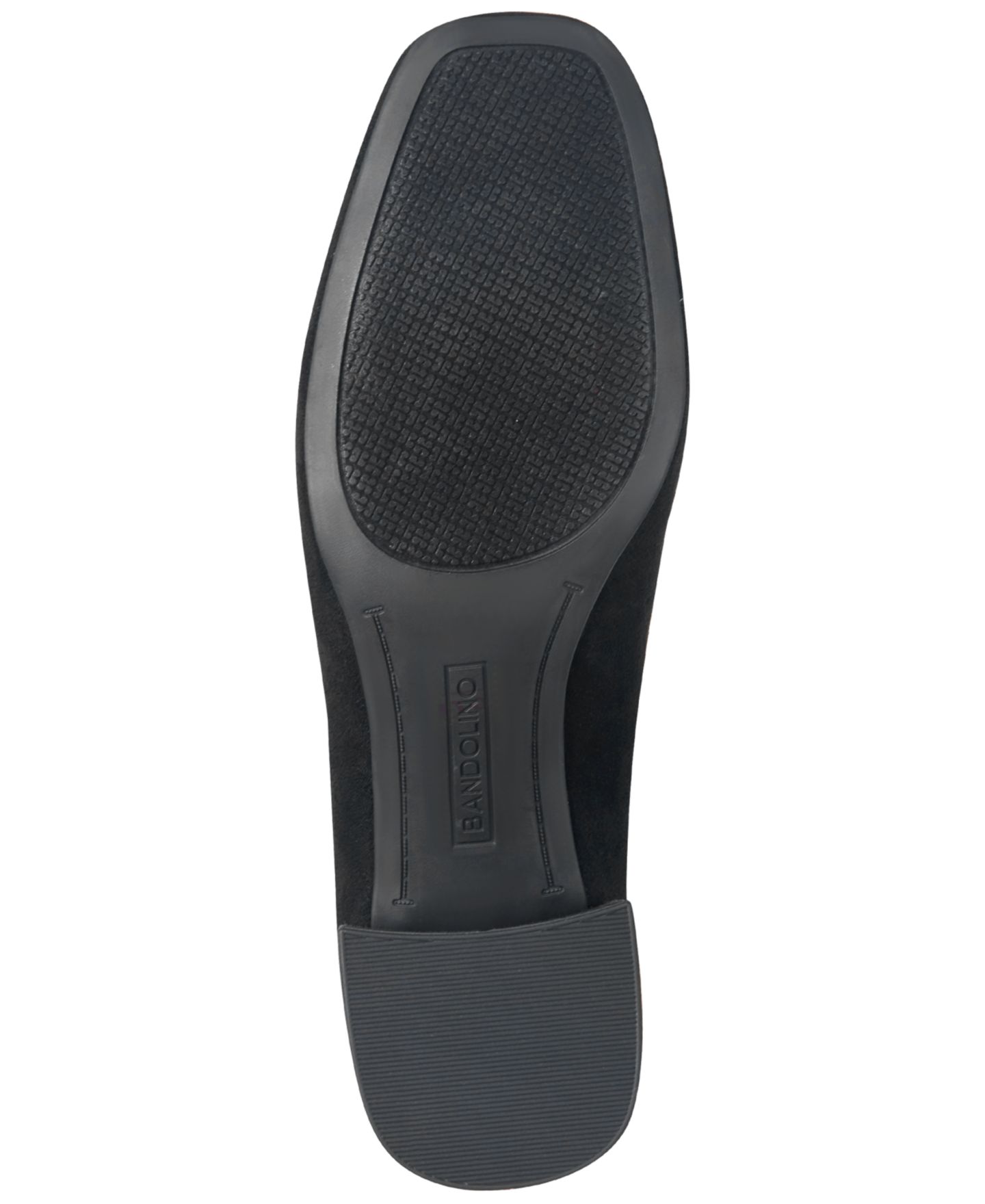 Женские туфли Bandolino Caser Square Toe Block Heel Slip-On Pumps, цвет: Чёрный — фото 5