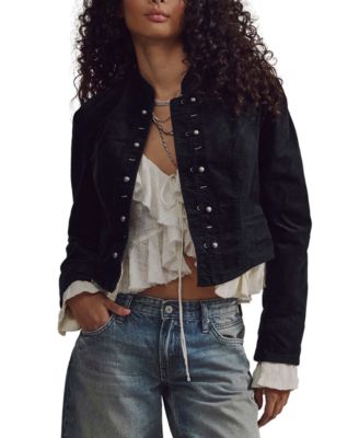 Women's Cloud Nine Cropped Herringbone Blazer