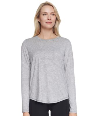 Women's Swift Stripe Long-Sleeve Crewneck T-Shirt