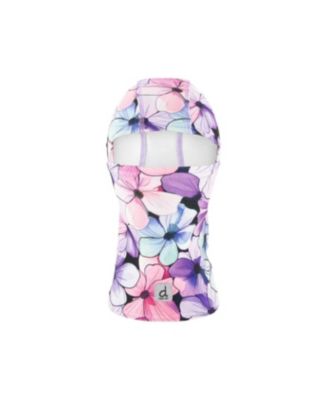 Little and Big Girl (5-14) Brushed Jersey Balaclava Floral Print