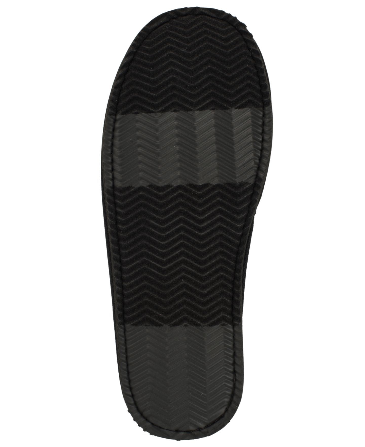 Мужские тапочки Calvin Klein Roon Plush Lined Footbed Round-Toe Slippers, цвет: Чёрный — фото 5