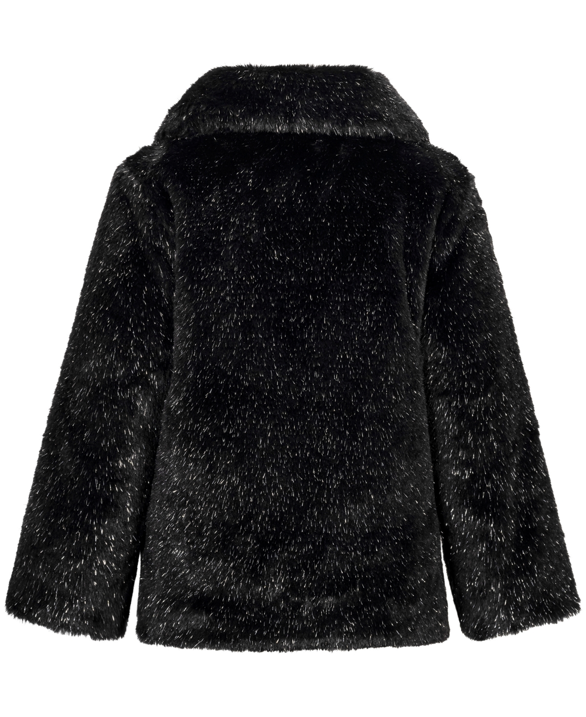 S Rothschild & Co Toddler Girls' 2T-5T Cozy Novelty Fur A Line Jacket With Matching Gift Purchase Handbag