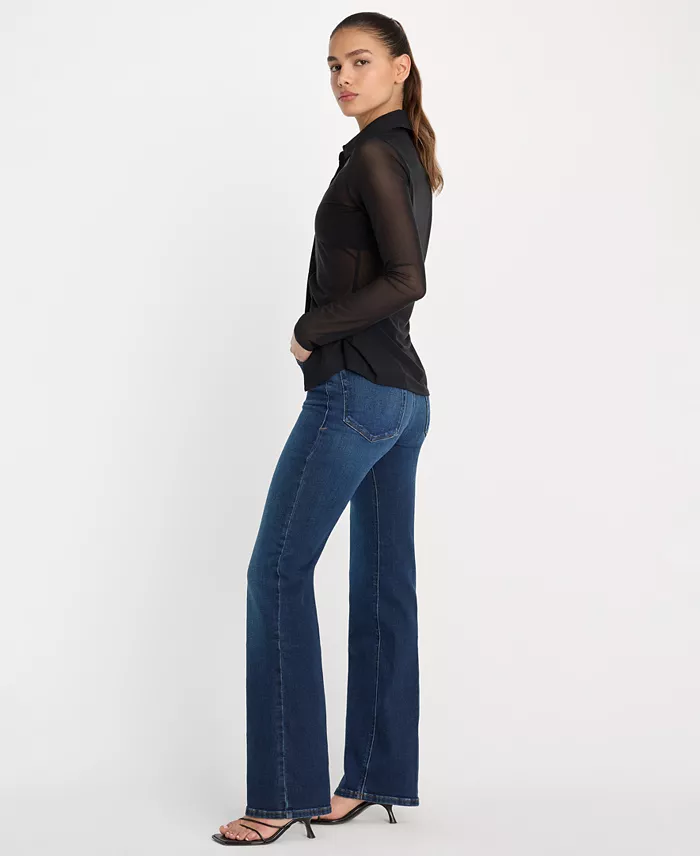 Women's Soft Tech Good True Straight-Fit Jeans, Regular & Plus Size - thumbnail 3