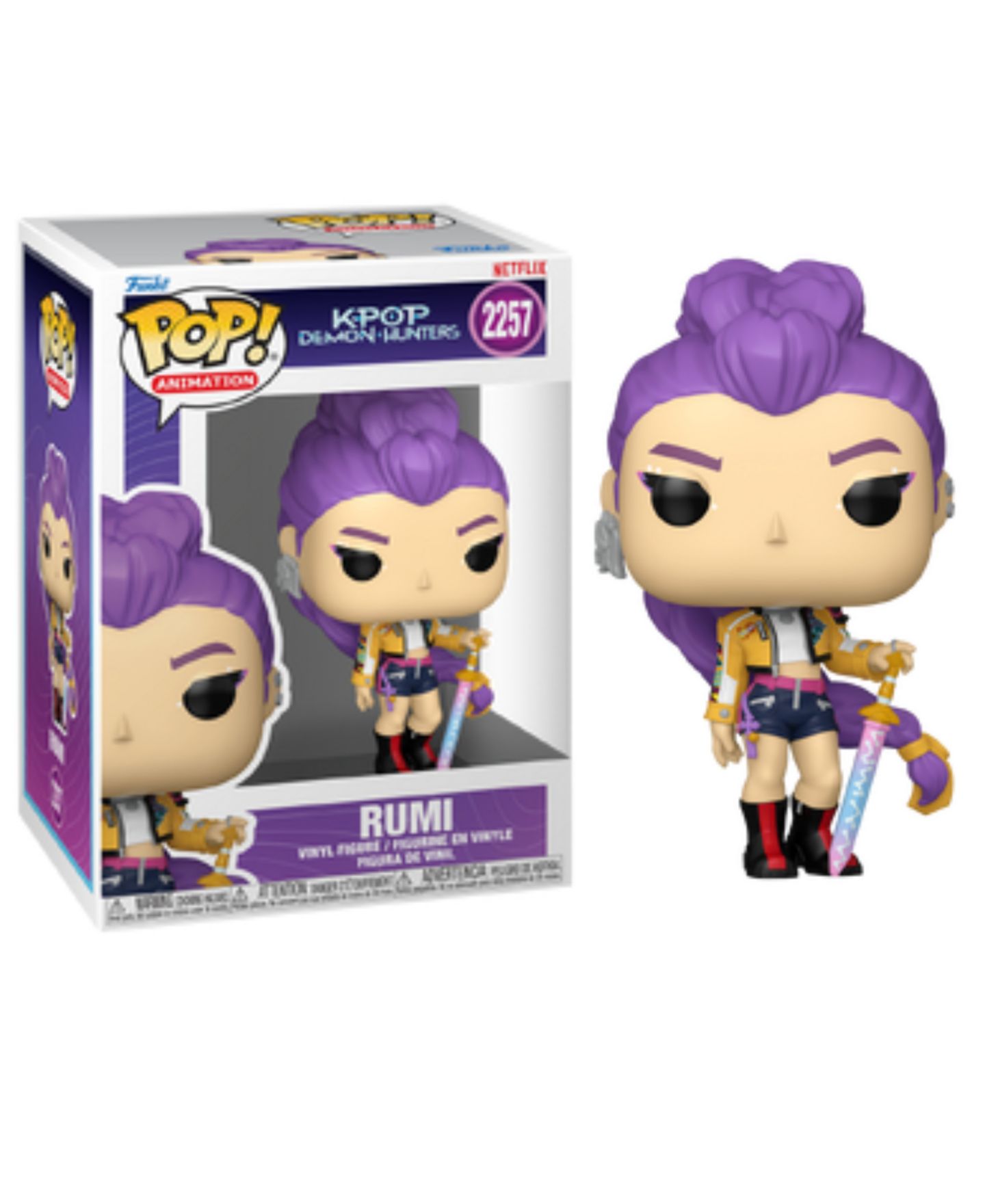 Детская фигурка Funko Pop! Kpop Demon Hunters Rumi Vinyl Figure — фото 3