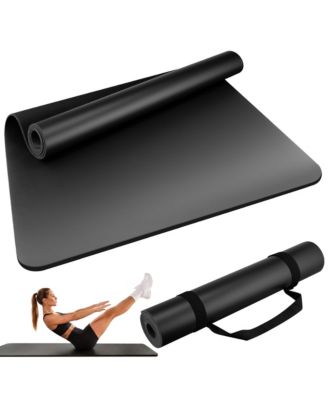 Pu Rubber Yoga Mat Non Slip Workout Pad 72" x 27