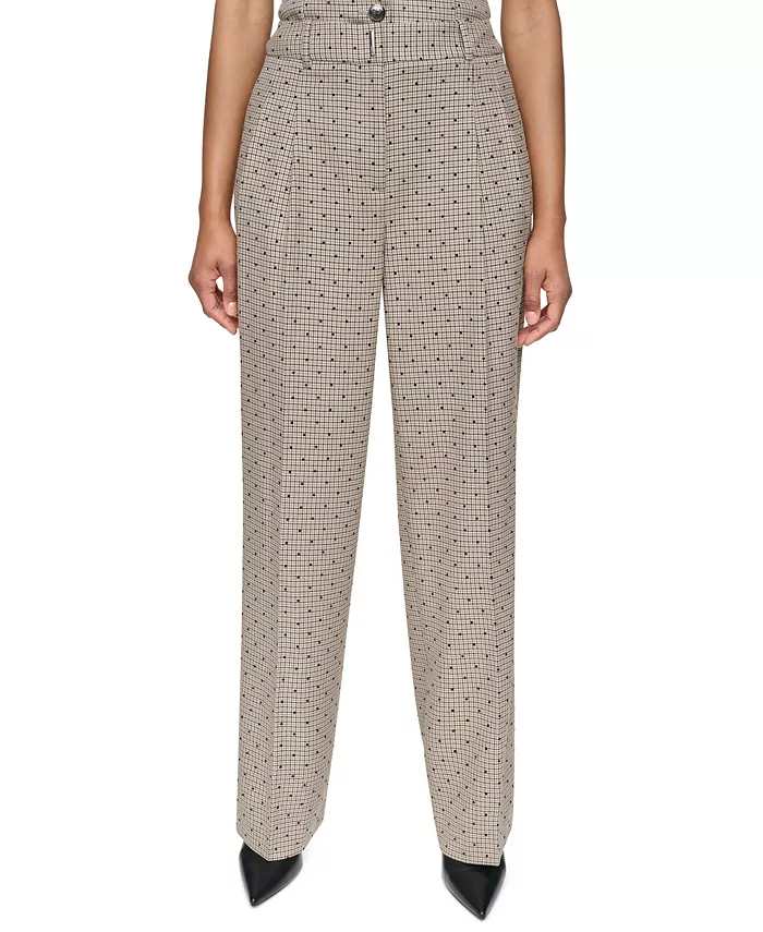 Women's High-Rise Straight-Leg Full-Length Pants, Regular & Petite
