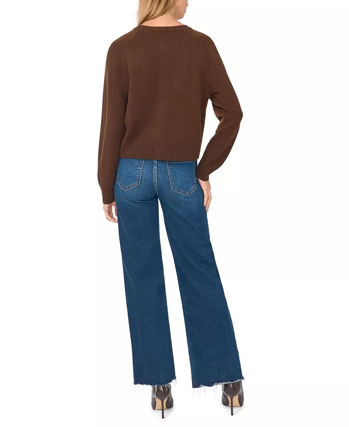 Women's Button-Front Raglan Cardigan - thumbnail 4