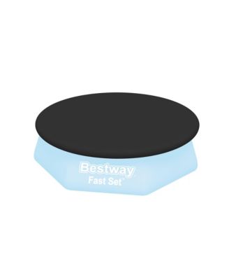 Flowclear Fast Set 8' Round Swimming Pool Cover for Above Ground Pools