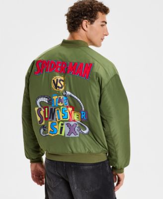 Men's Spider-Man Sinister Six Bomber Jacket