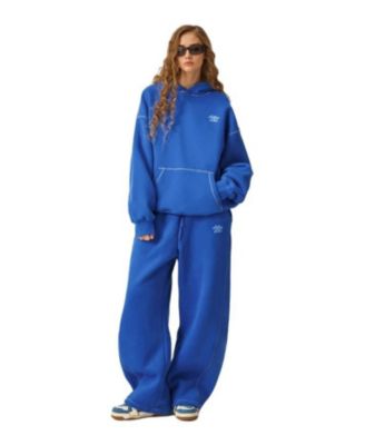 Women's Cloud Essential Fleece Pullover Hoodie Super Baggy Set