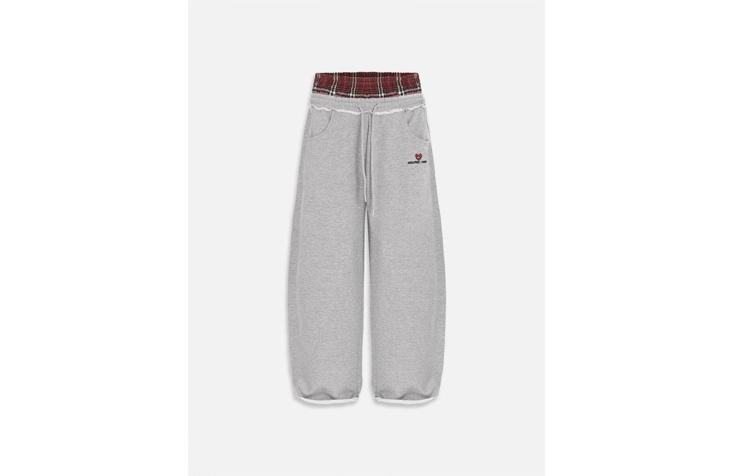 Мужские брюки AELFRIC EDEN Double Waist Baggy Sweatpants, цвет: Серый — фото 3