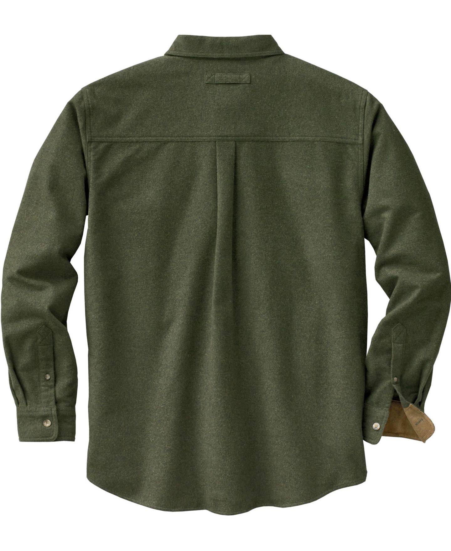 Мужская рубашка Legendary Whitetails Big & Tall Buck Camp Long Sleeve Casual Fit Button Down Shirt, цвет: Армейский зелёный — фото 6