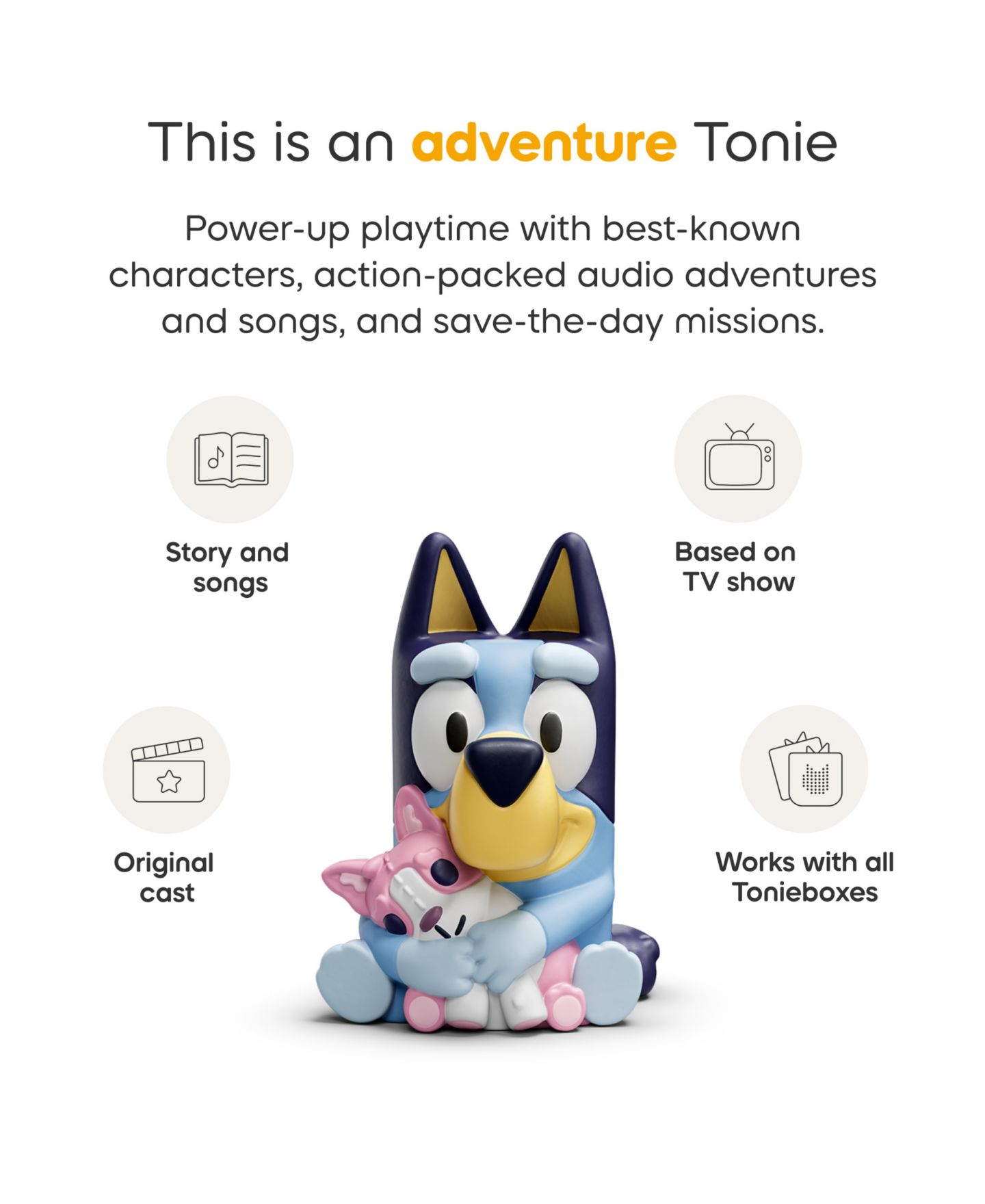 Детские игрушки Tonies Bluey Toniebox 2 Screen-Free Interactive Starter Set — фото 6