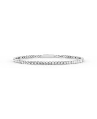 Lab-Grown Diamond Bangle (2 ct. t.w.) in Sterling Silver