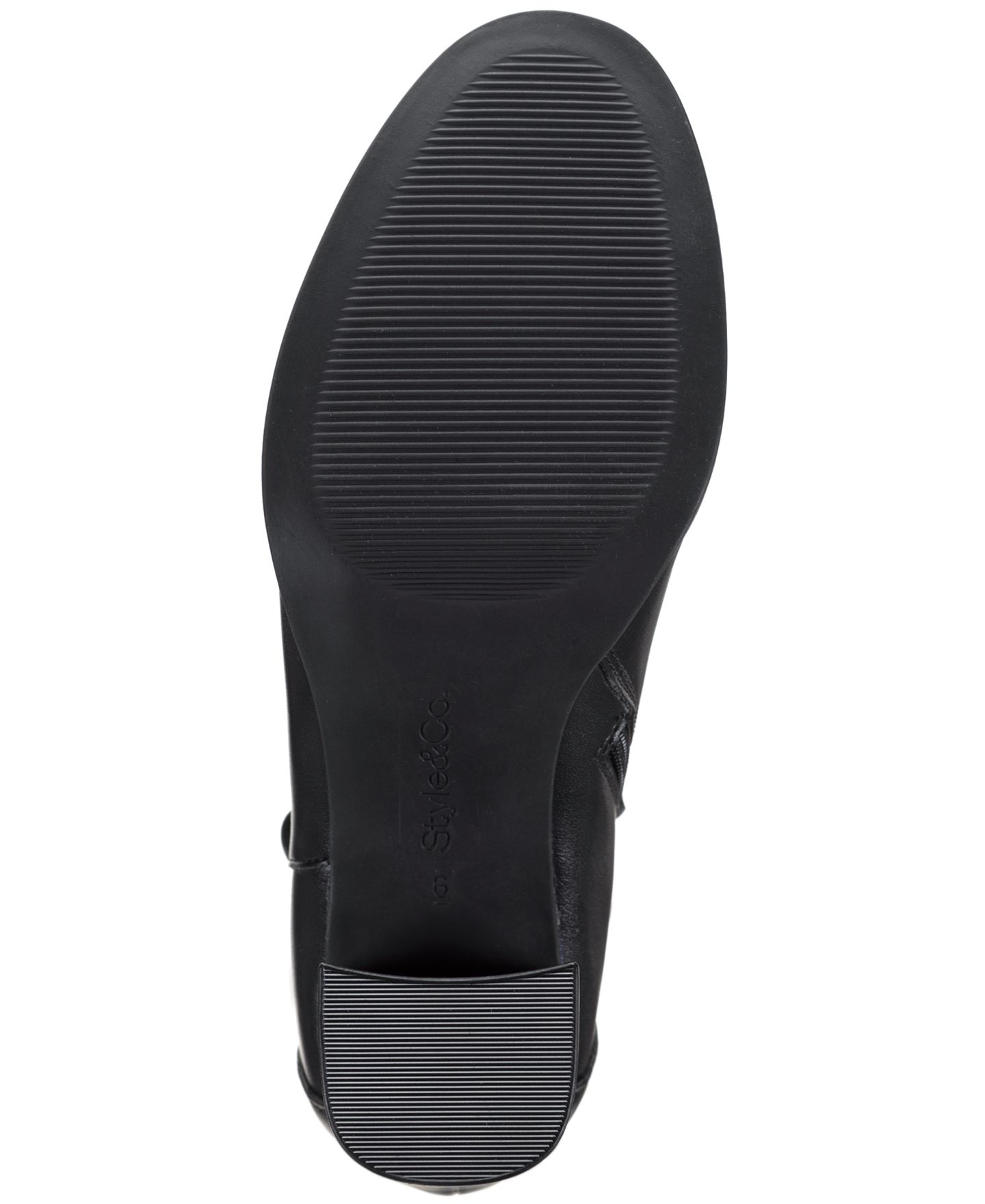 Женские ботинки Style & Co Ruthh Round Toe Buckle Detail Dress Boots, цвет: Чёрный, вариант 1 — фото 5