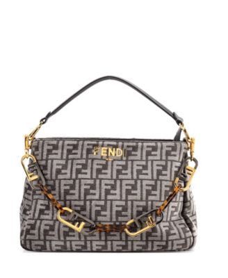 O'Lock Zip Shoulder Bag Zucca Chenille