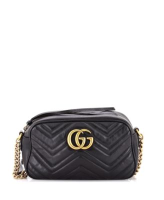 Small GG Marmont Shoulder Bag Matelasse Leather