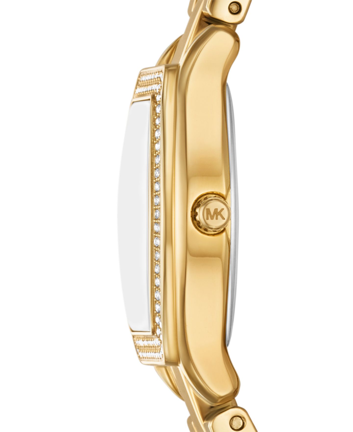 Женские часы Michael Kors MICHAEL Chelsea Three-Hand Gold-Tone Stainless Steel Watch 25mm — фото 3