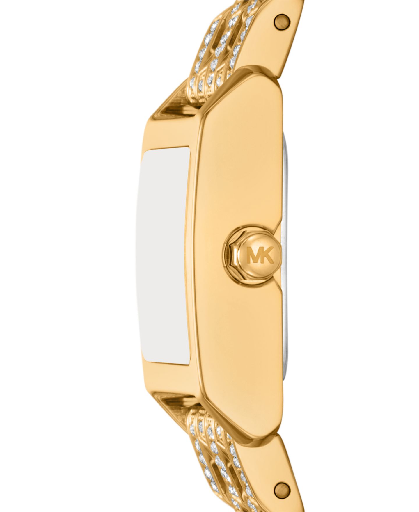 Женские часы Michael Kors Georgie Two-Hand Gold-Tone Stainless Steel 19mm — фото 3