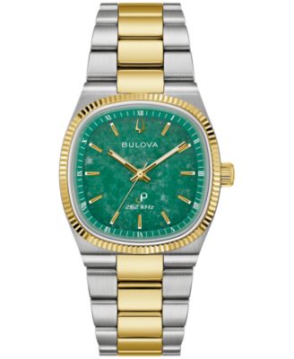 Men's Super Seville Jade Two-Tone Stainless Steel Bracelet Watch 35mm