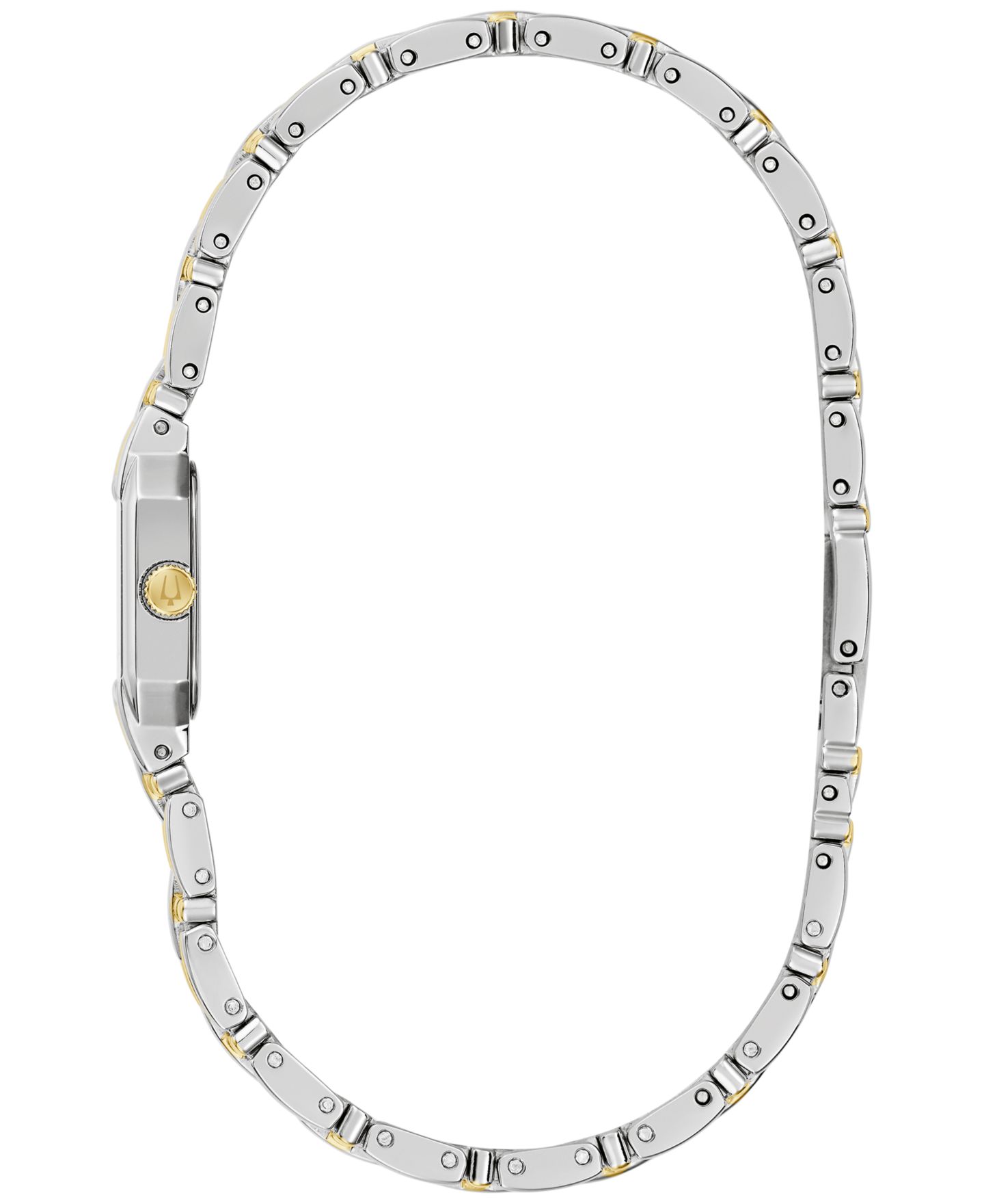 Женские часы Bulova Goddess of Time Sophia Two-Tone Stainless Steel Bracelet Watch 16mm — фото 2