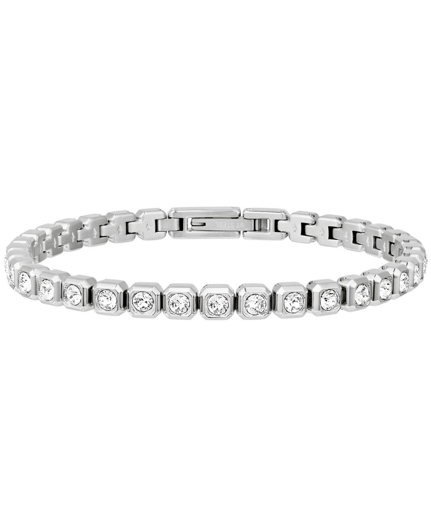 Женские часы Bulova Box Set Crystal Silver-Tone Stainless Steel Bracelet Watch 15mm — фото 8