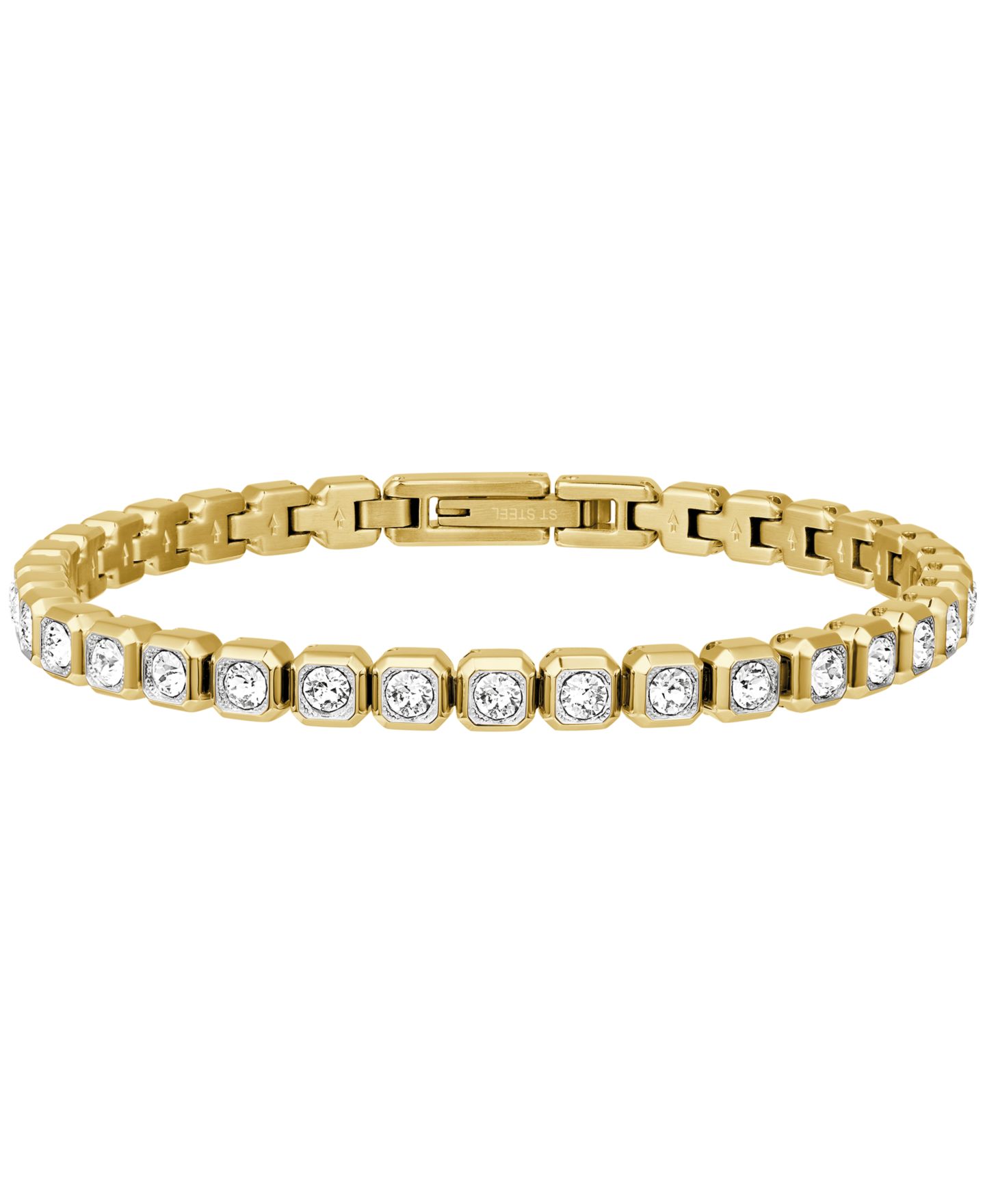 Женские часы Bulova Box Set Crystal Gold-Tone Stainless Steel Bracelet Watch 15mm — фото 5