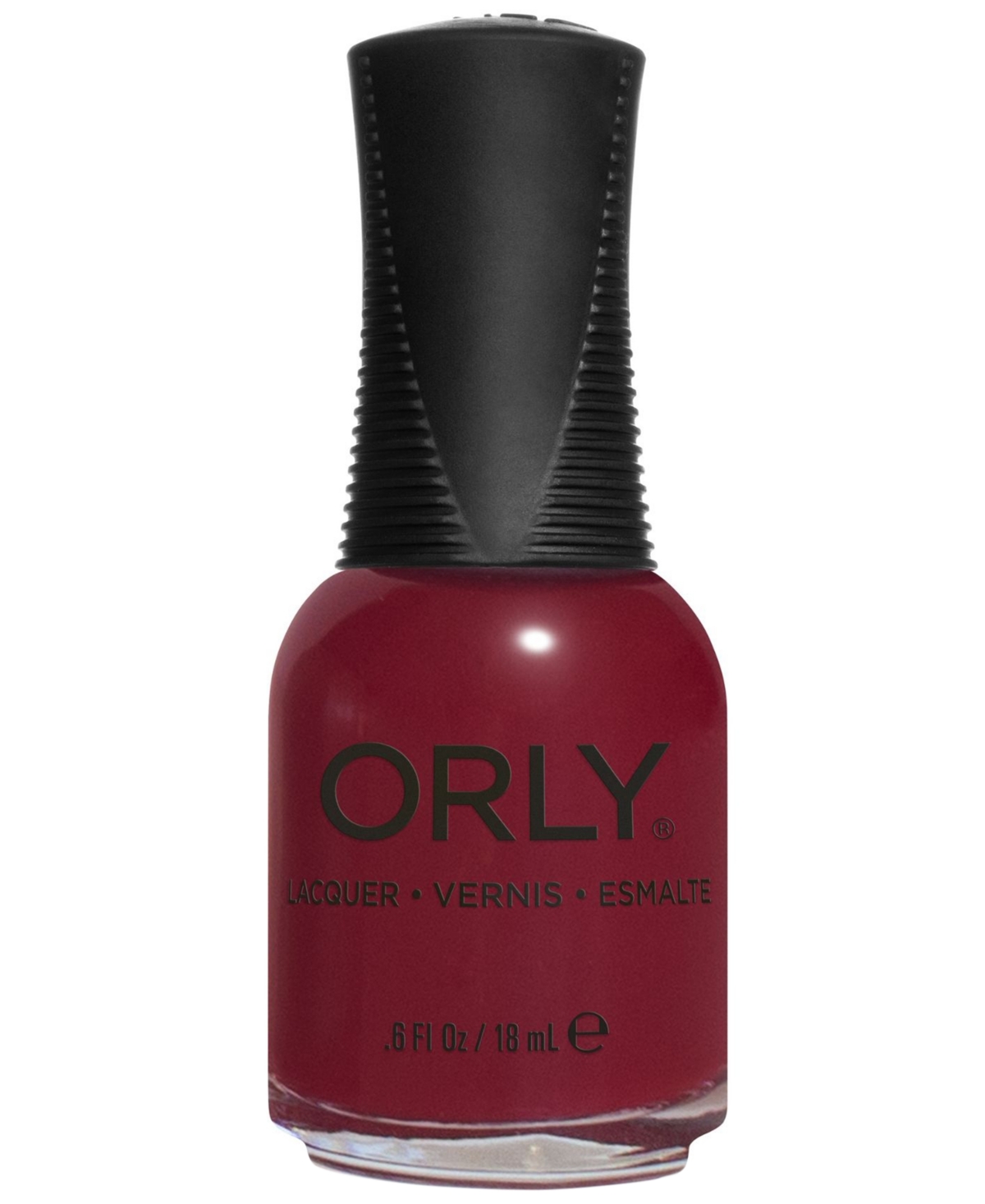 Orly Twinkling Veil Nail Lacquer, 0.6 Oz. In Rich Red Creme With Cherry Undertones