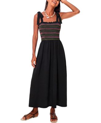 Women's Dream Come True Smocked Square-Neck Sleeveless Dress