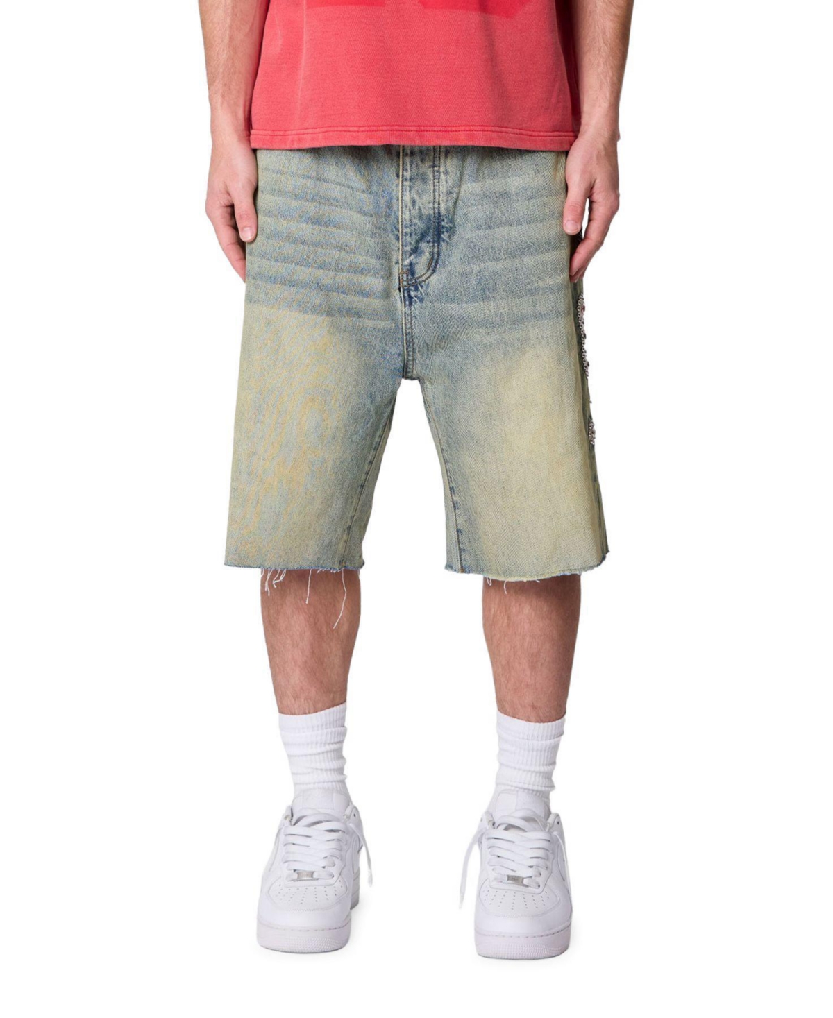 mnml Men's Baggy Mojave Denim Shorts - Blue