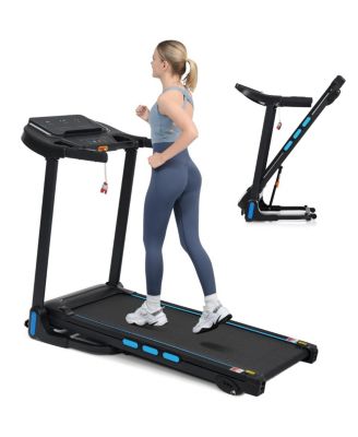 3.5HP Auto-Foldable Treadmill with Incline, 350Lbs Capacity and Bluetooth Speaker