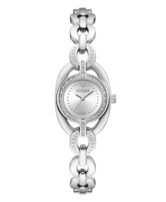 Women's Quartz Silver-Tone Stainless Steel Watch 26mm