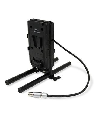 Dual V-Mount Battery Plate with 15mm LWS Rod Clamp for ARRI ALEXA Mini, Mini LF Cameras