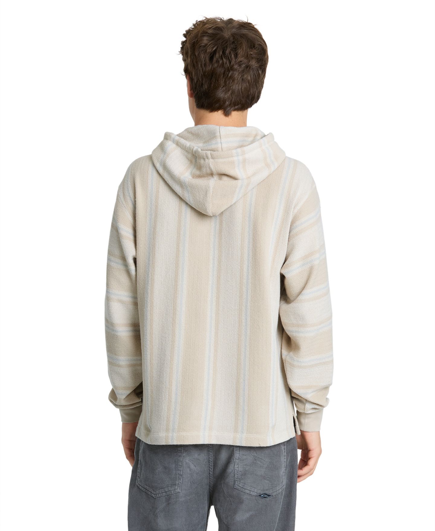 Мужское худи Quiksilver Chileno Henley, цвет: Peyote — фото 5
