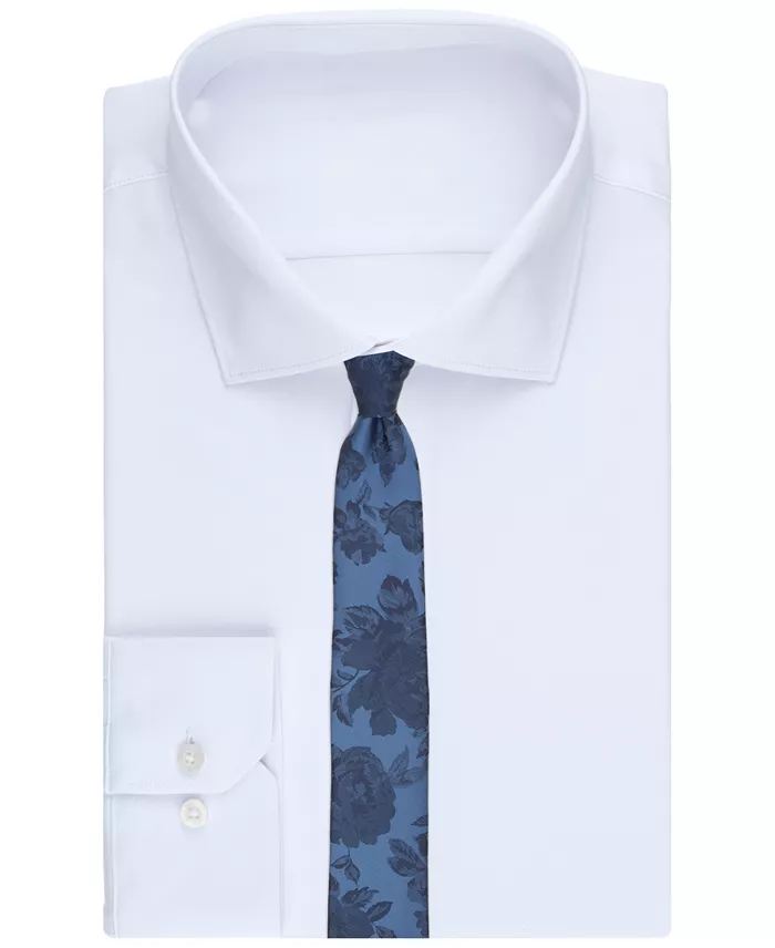 Men's Harbor Floral Pattern Tie - thumbnail 6