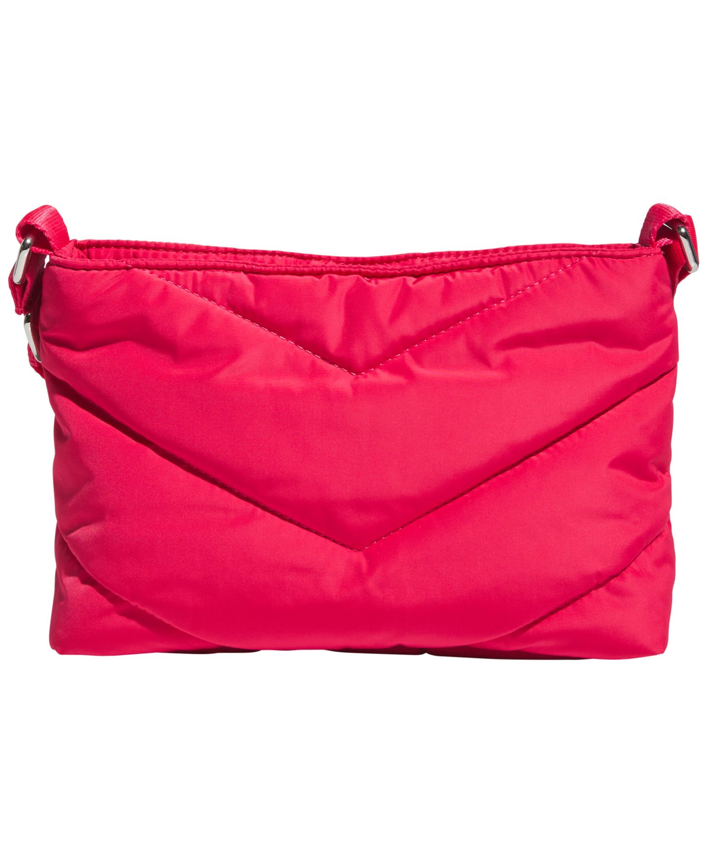 Женская сумка adidas Quilted Crossbody, цвет: Яркий розовый — фото 3
