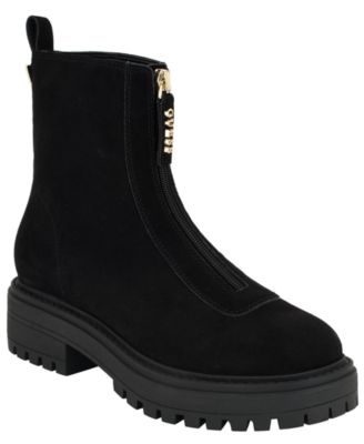 Women's Syyan Front Zip Lug Sole Booties