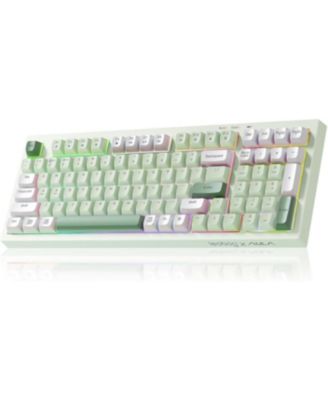 K99 Wireless Gaming Keyboard, Bluetooth Creamy Typewriter Keyboard, Full Size RGB Backlit with Number Pad