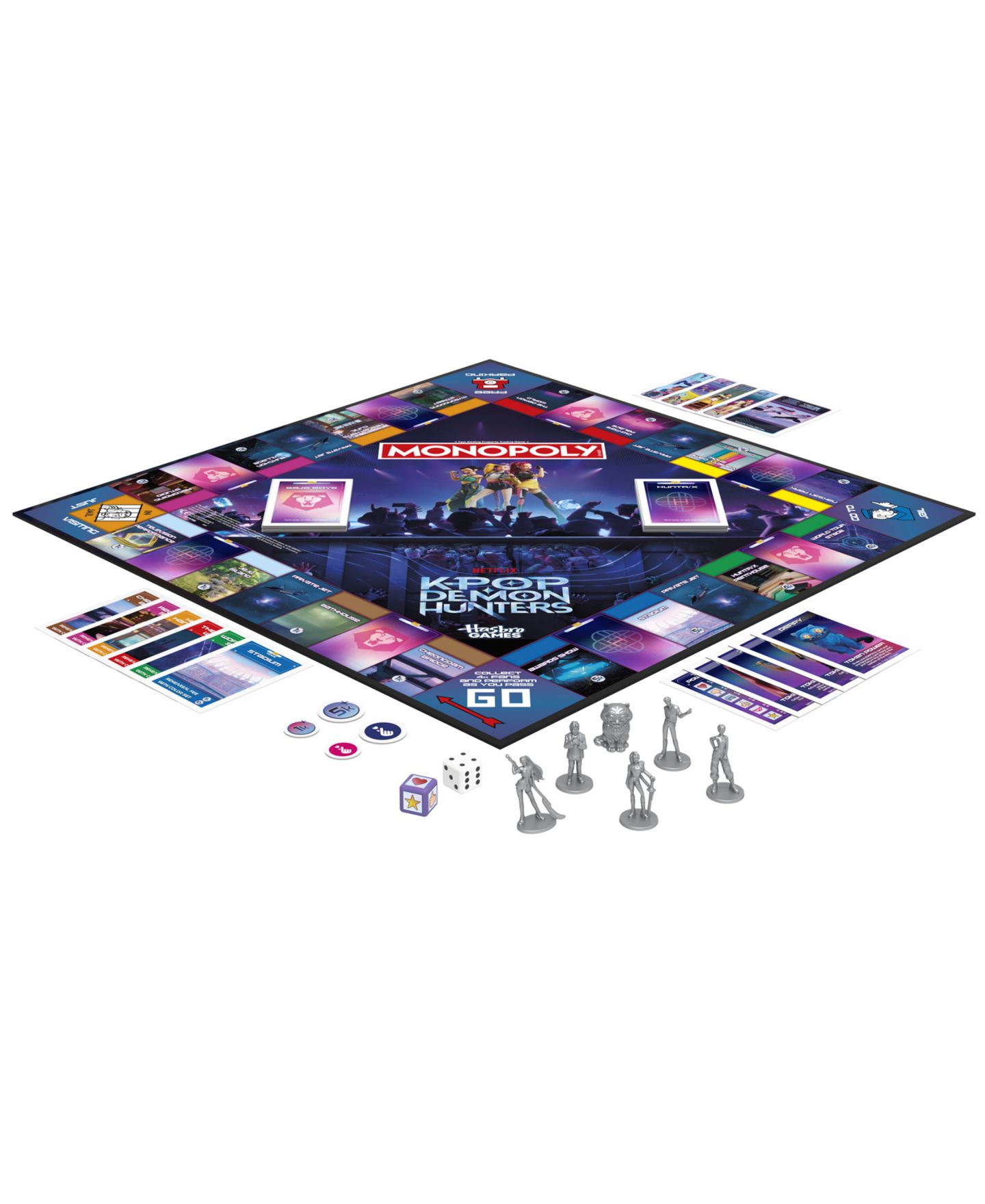Детская настольная игра MONOPOLY KPop Demon Hunters Edition Board Game — фото 2