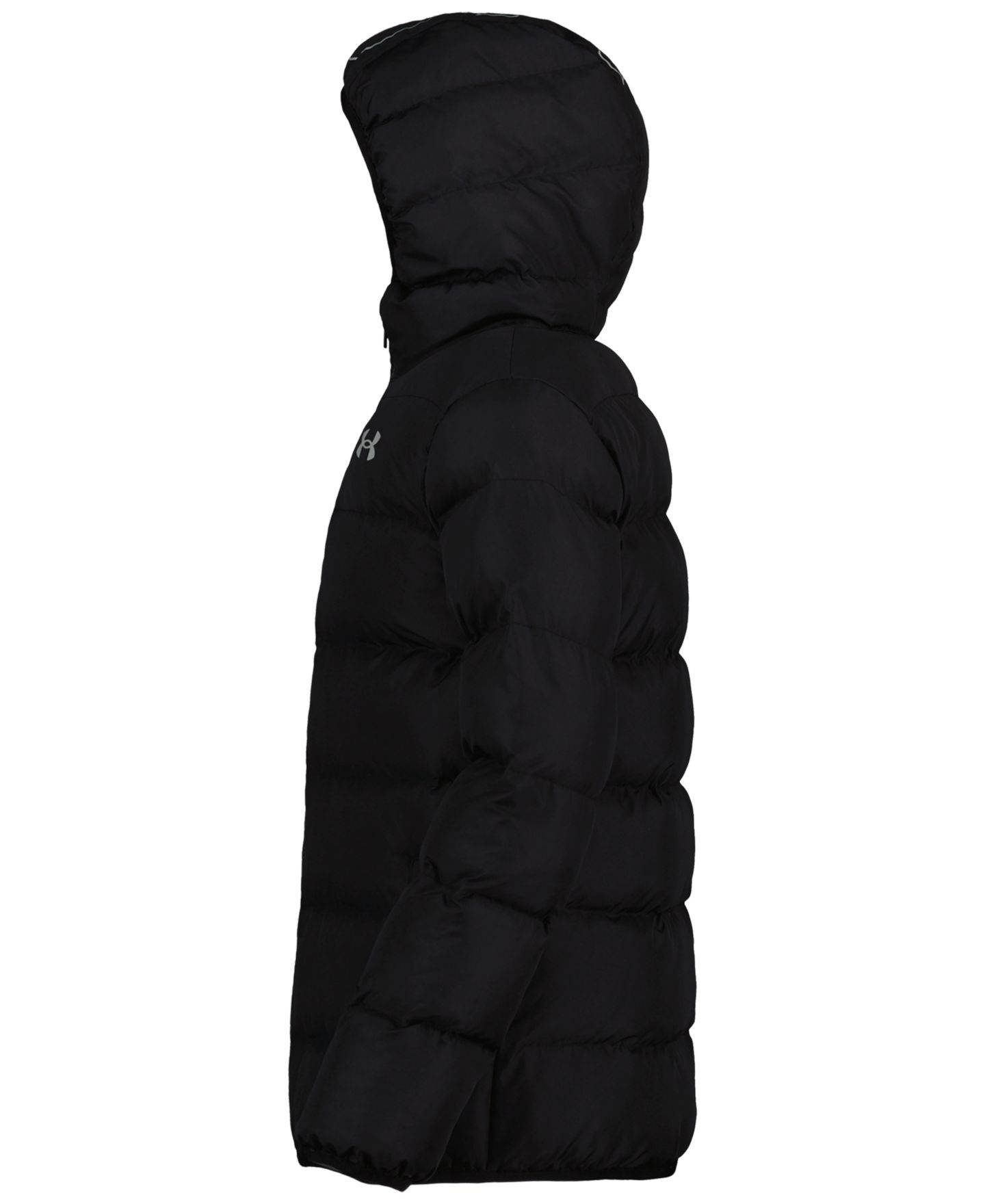 Куртка Under Armour Hooded Puffer Jacket для мальчиков, цвет: Чёрный — фото 3
