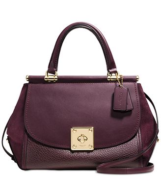 COACH Drifter in Mixed Leather - Handbags & Accessories - Macy's