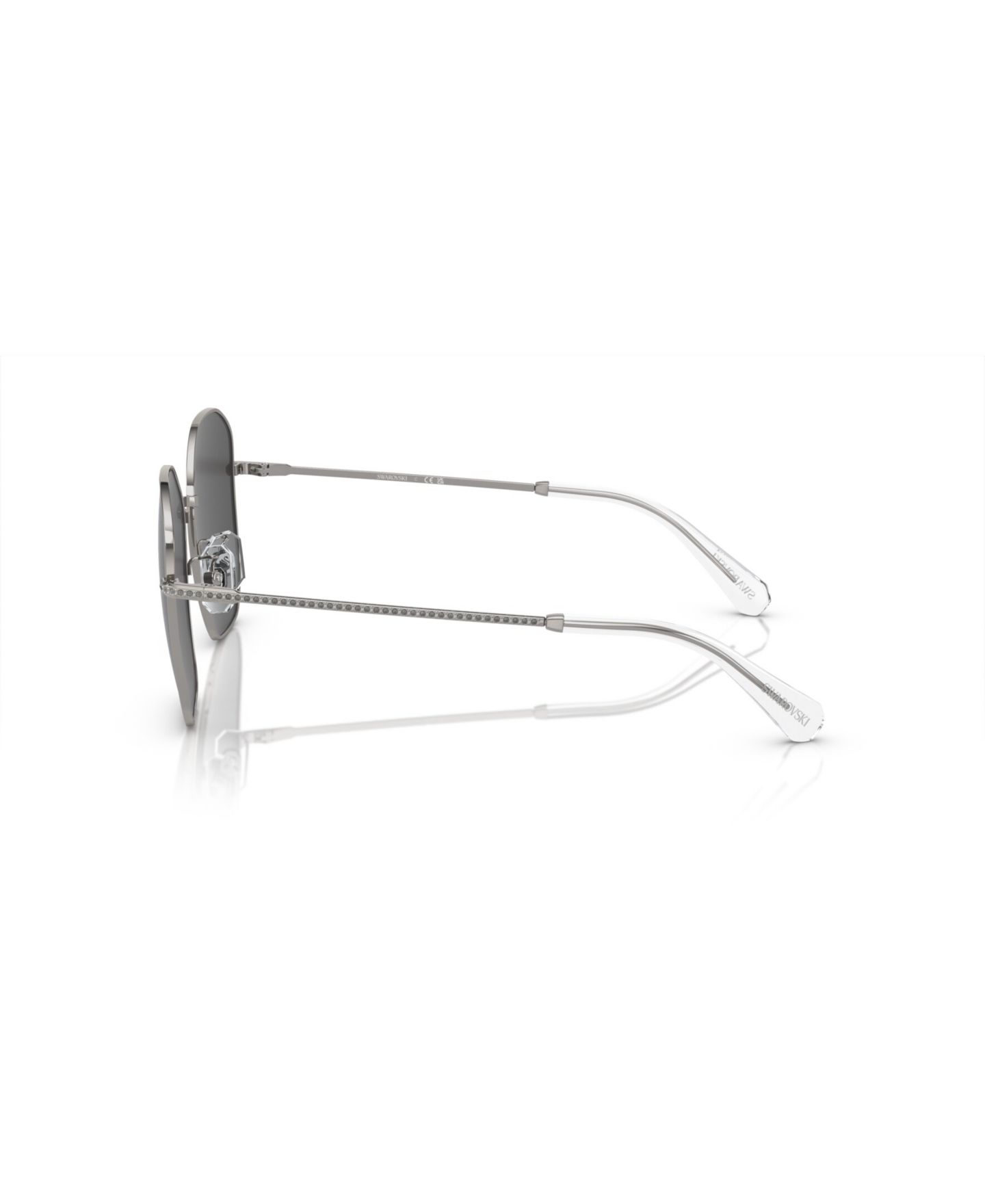 Женские солнцезащитные очки Swarovski Sunglasses, SK7012D, цвет: Графитовый металлик — фото 3